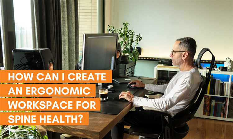 Blog Image - How can I create an ergonomic workspace for spine health?