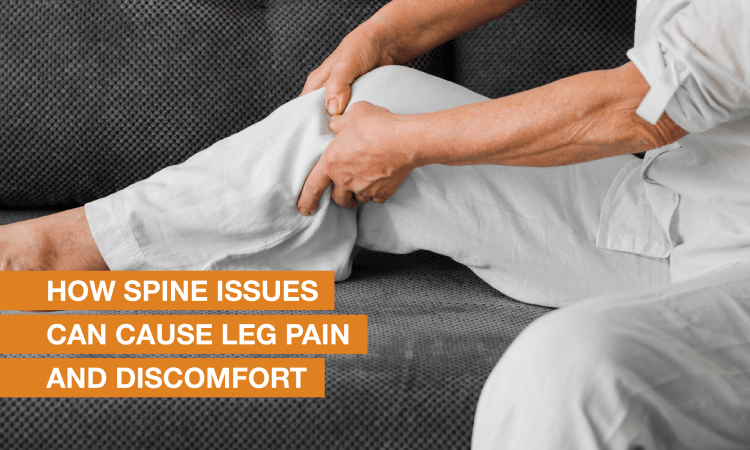 Blog Image - Are you struggling with persistent leg pain that just wont go away? The root cause could be linked to your spine. Read on to learn more – QI Spine